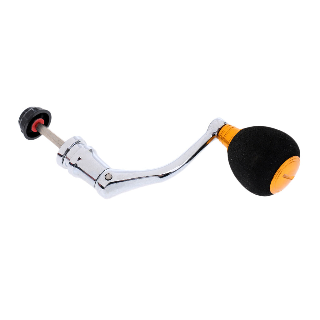 Full Metal Fishing Reel Handle with Knob Replacement for Spinning Reels