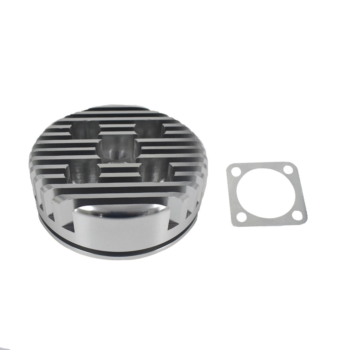 Aluminum CNC Cylinder Head for 66cc/80cc 2-Stroke Motorized Bicycle Engine
