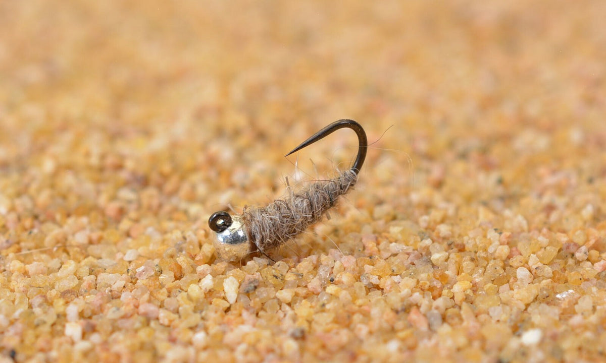 Euro Nymph Fly Fishing Jig Head - Tungsten Bead, Barbless Hook, Assorted Sizes