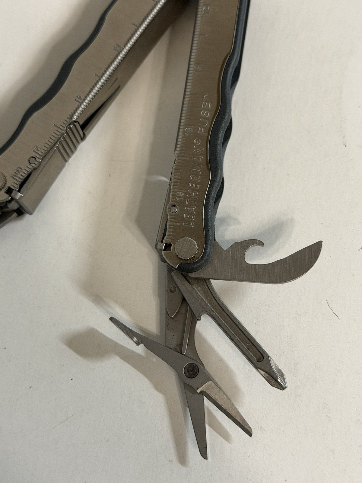 Leatherman Fuse Stainless Steel Multi-Tool Pliers with Leather Sheath
