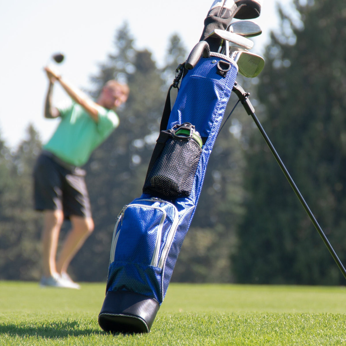 Lightweight Golf Stand Bag for Range and Par-3 Courses - Holds 7 Clubs