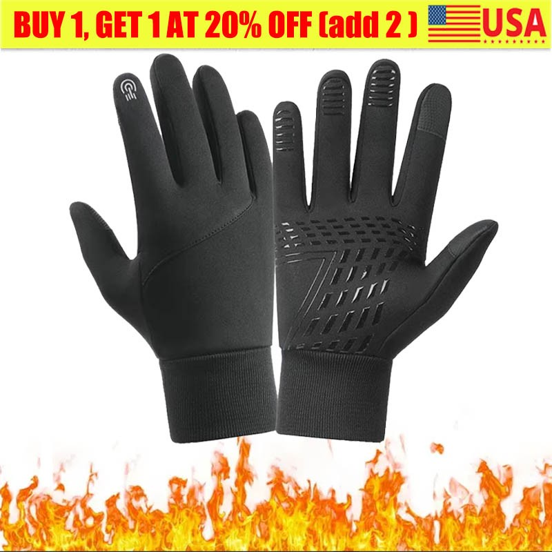 Winter Waterproof Touch Screen Gloves for Men & Women - Thermal & Windproof