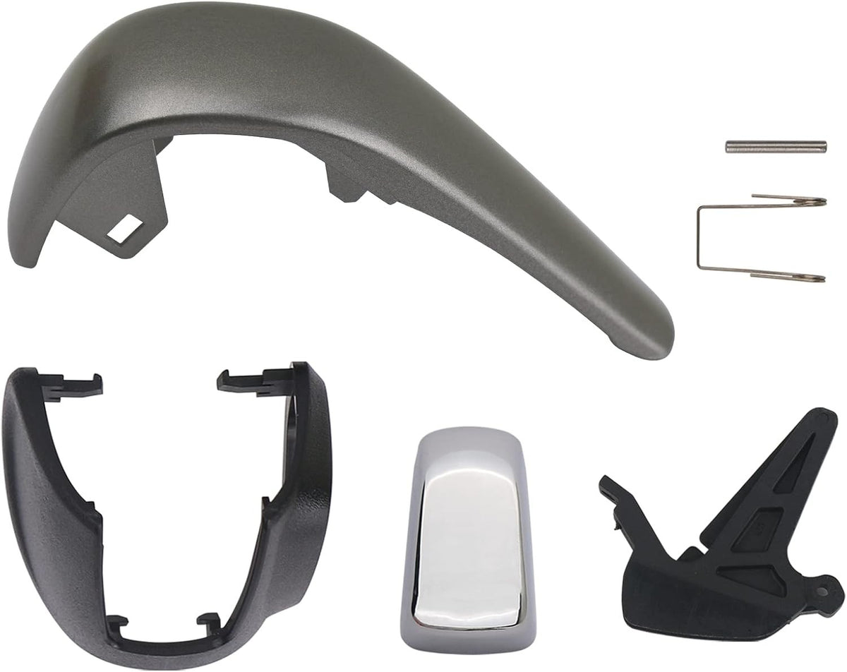 Automatic Shift Knob Kit Compatible with Chevy Sonic 2012-2016 - Silver Metal