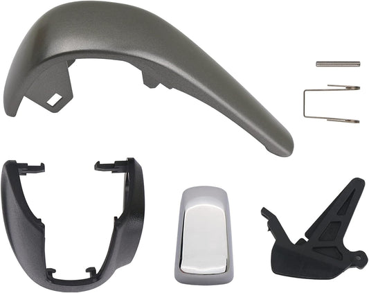 Automatic Shift Knob Kit Compatible with Chevy Sonic 2012-2016 - Silver Metal