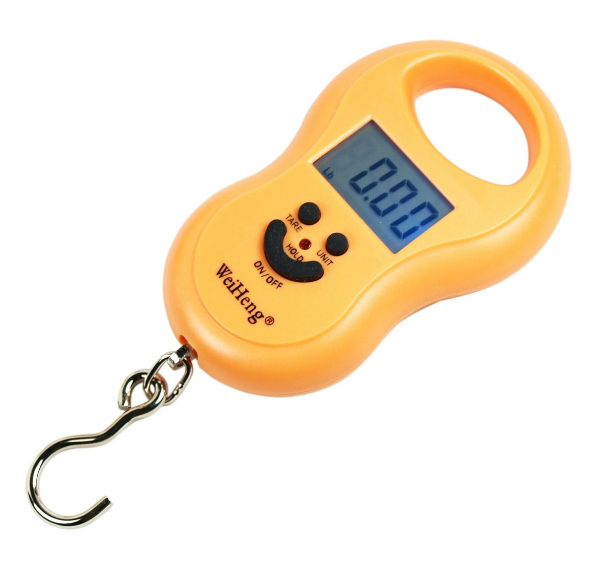 50Kg Digital Hanging Fishing Scale with Lighted LCD Display and Dual Accuracy