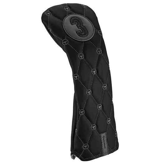 Golf Fairway Wood Headcover - TaylorMade Patterned 3 Black