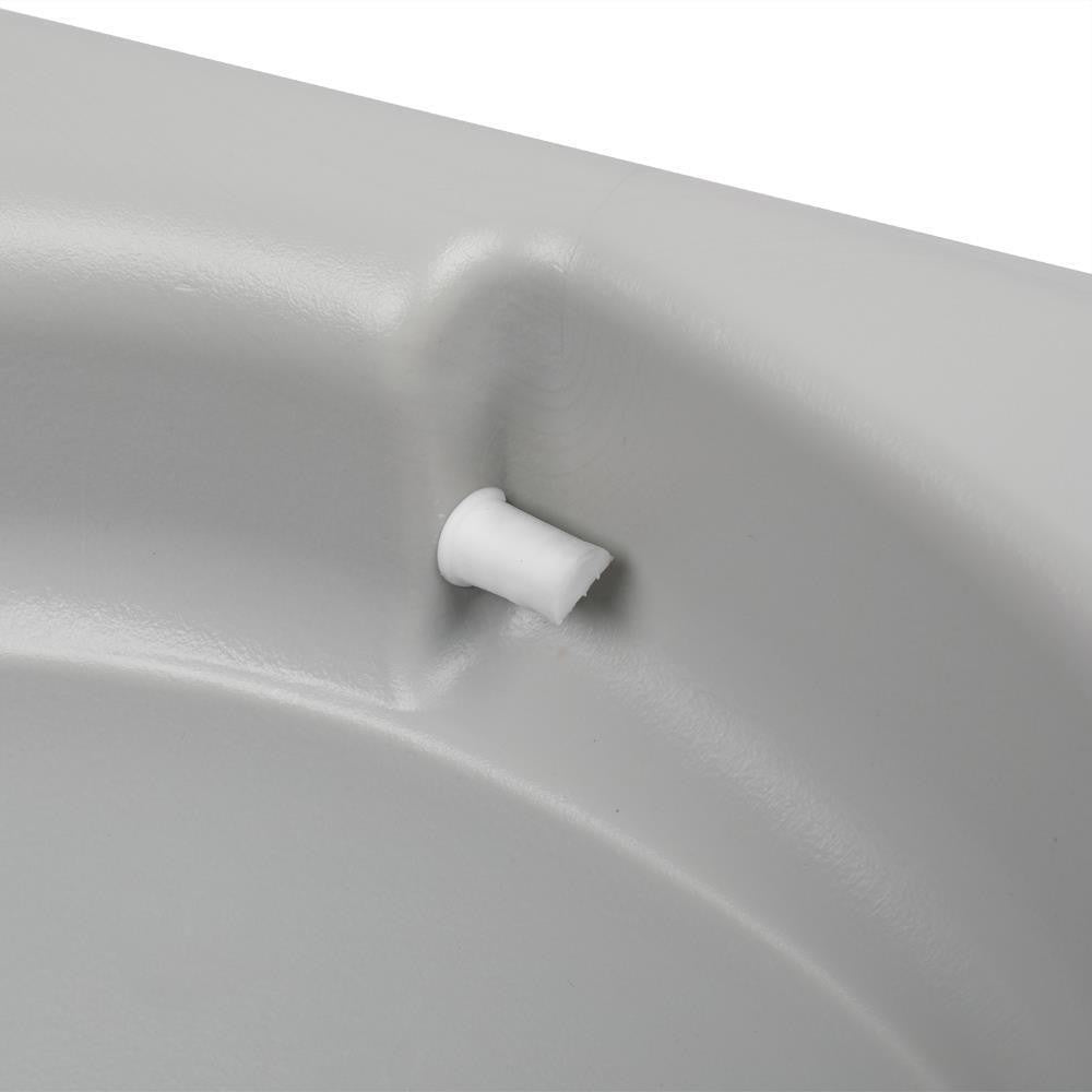 2.8 Gallon Portable Camping Toilet with Flush, Odor Proof, Leak Proof