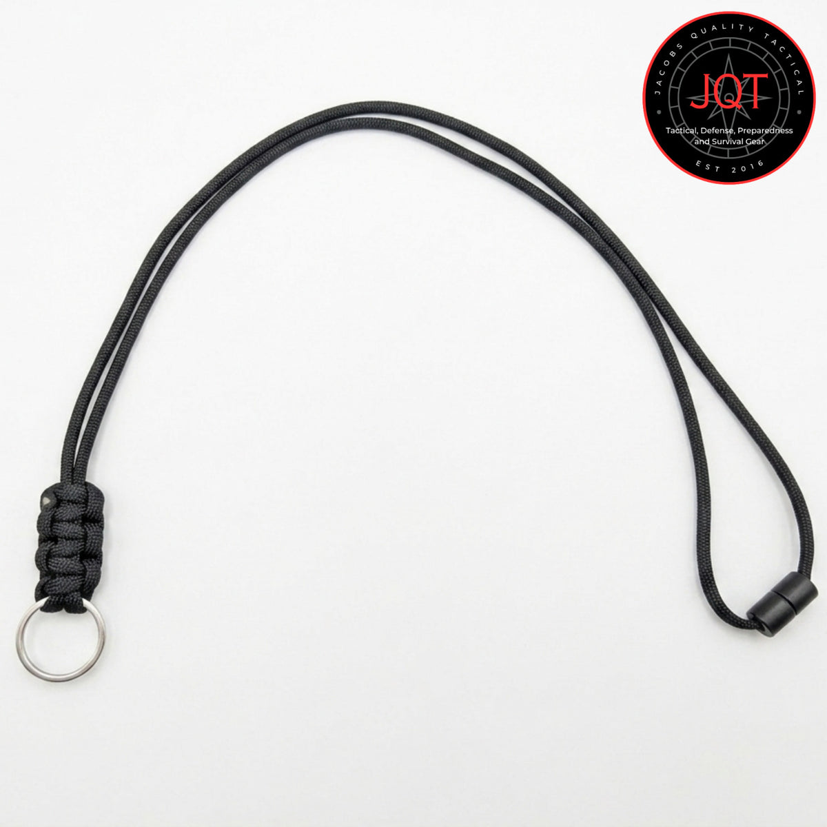 Paracord Neck Lanyard with Safety Breakaway for Keys, Badges, Tools