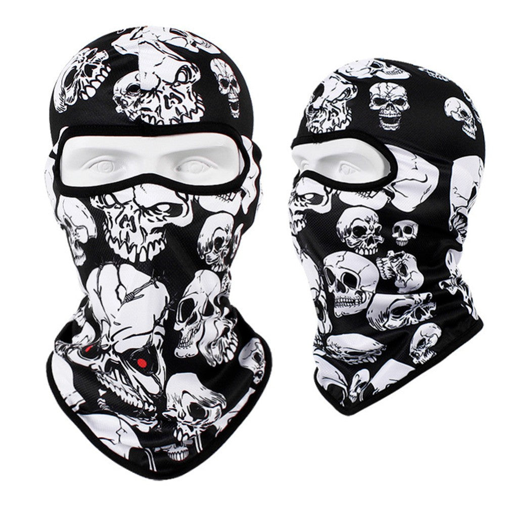 Full Face Mask Balaclava Ghost Skull Windproof Cycling & Tactical Hood