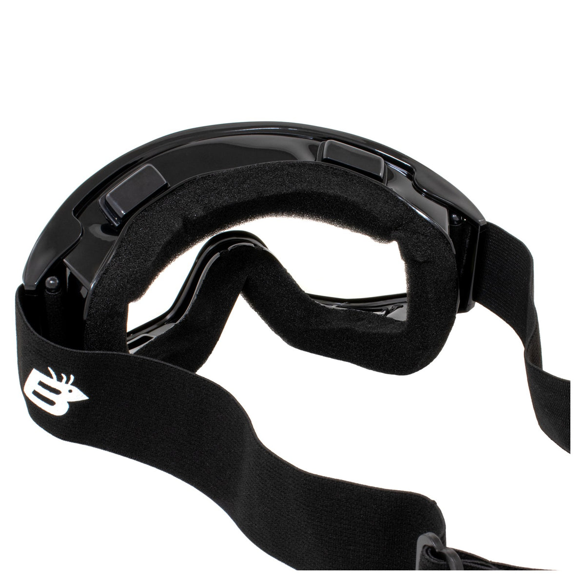 Motorcycle Goggles Fit Over Glasses Anti-Fog Shatterproof UV400 Clear Lenses