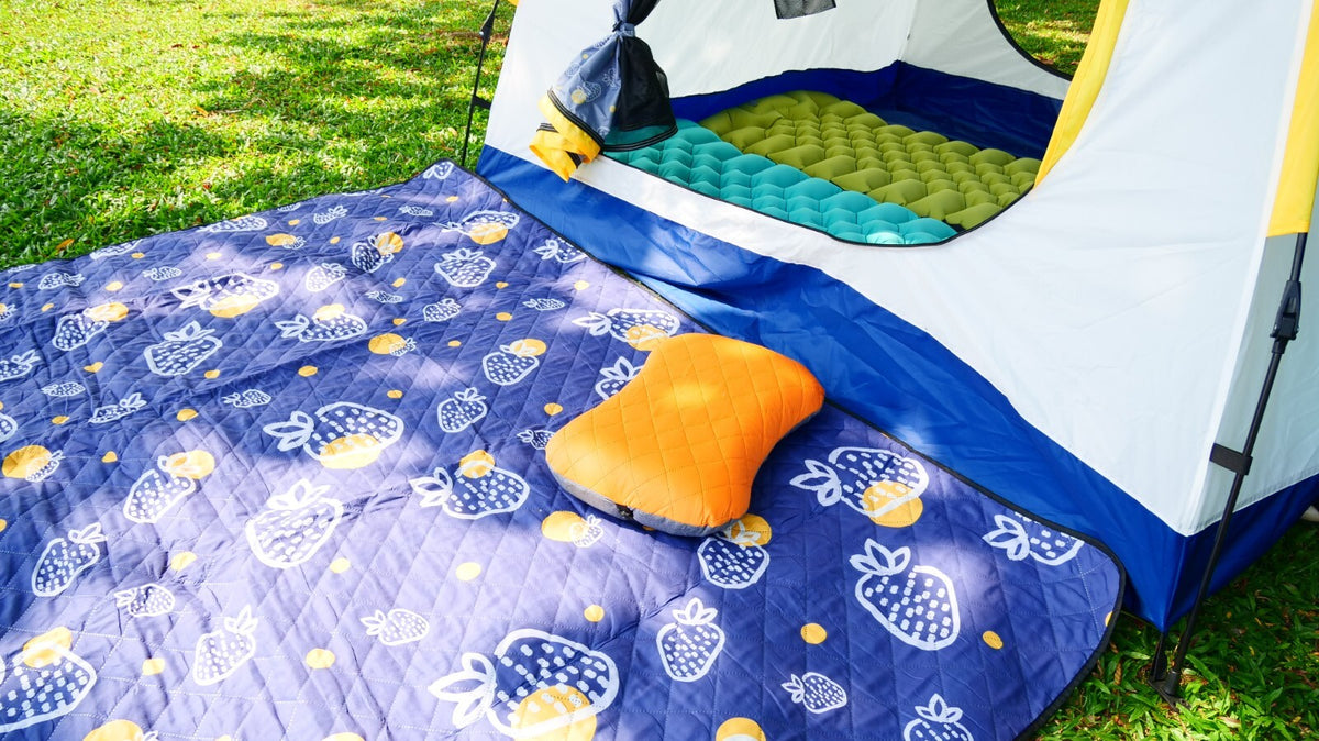 Portable Travel Inflatable Air Pillow with Pouch for Camping & Hiking