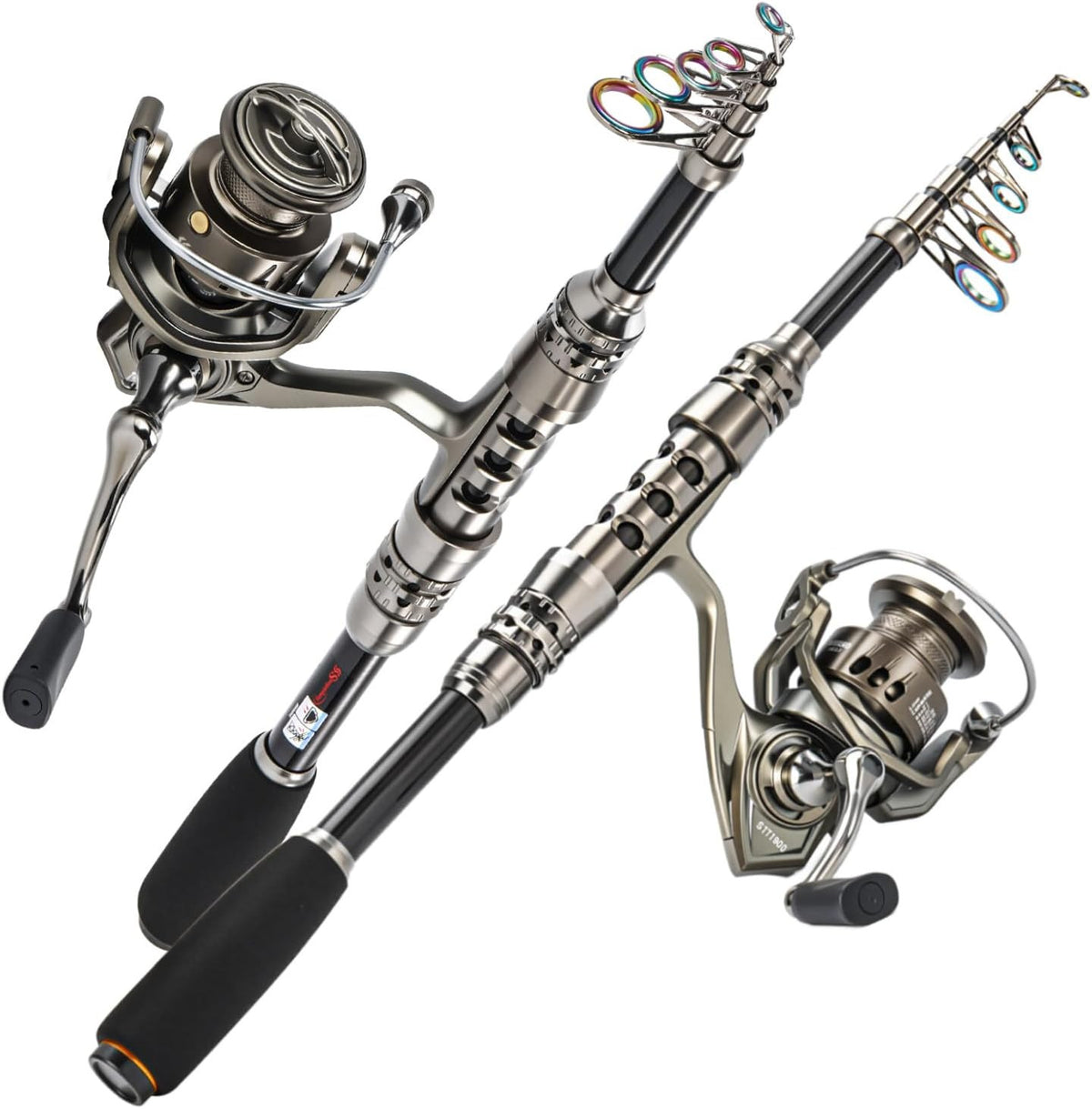 Telescopic Fishing Rod and Reel Combo – 5.9FT Spinning Carbon Fiber Set