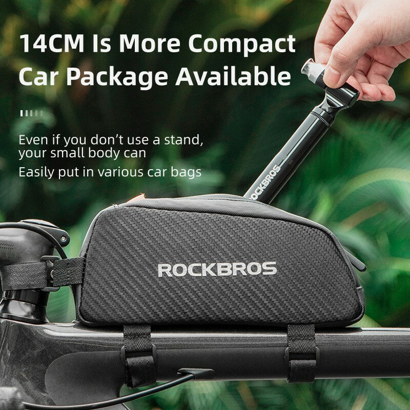 Portable Bicycle Pump 130PSI Aluminum Alloy Hand Inflator with Bracket