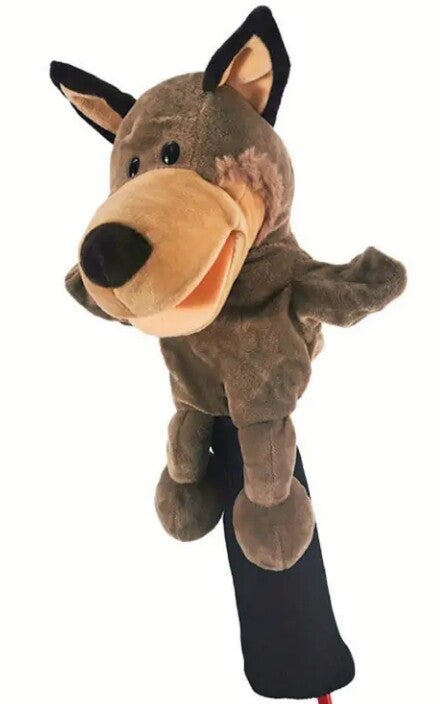 Golf Club Head Cover Soft Animal Plush Driver Sleeve - Multiple Models