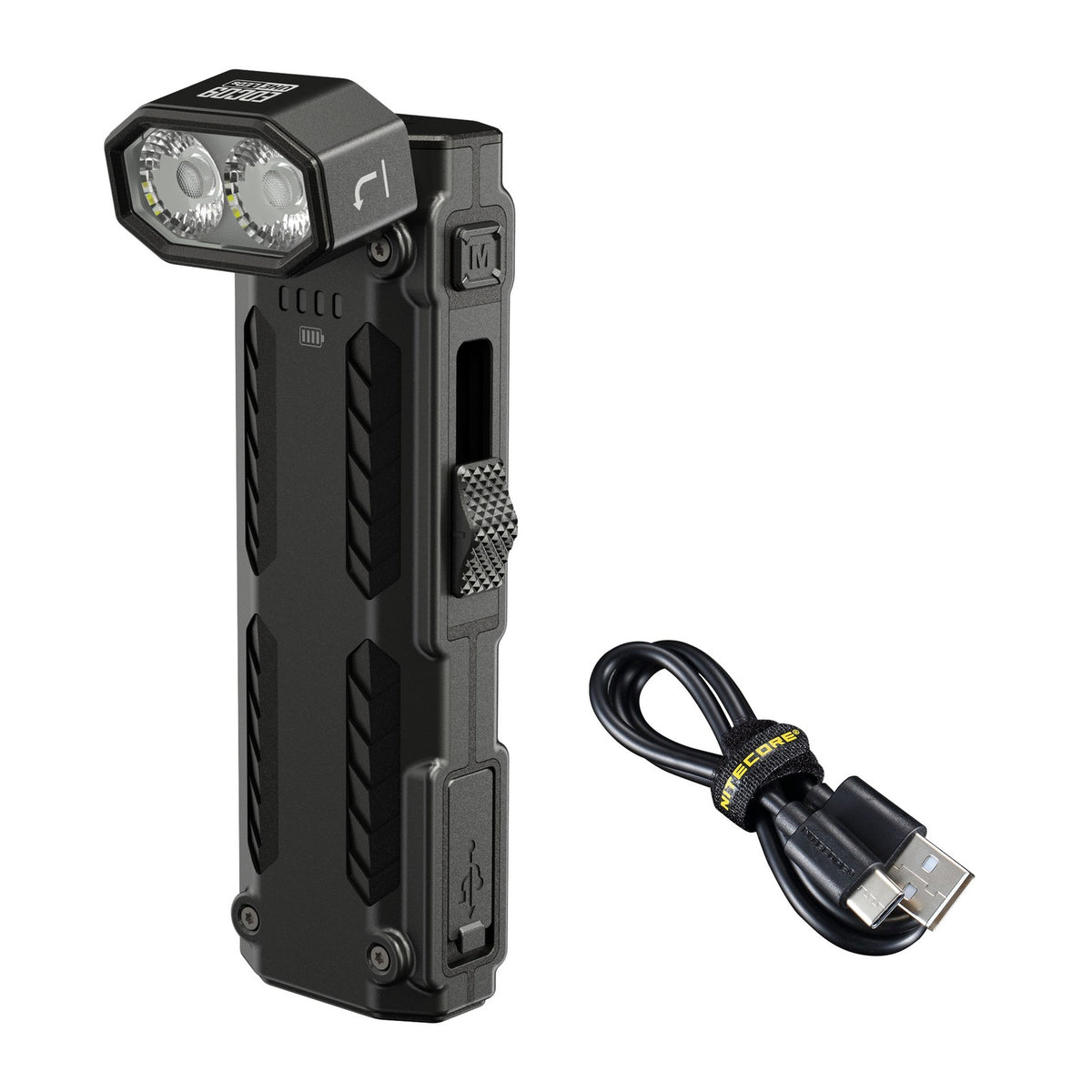 Rechargeable LED Flashlight with Swivel Head 1600 Lumens - Portable & Durable