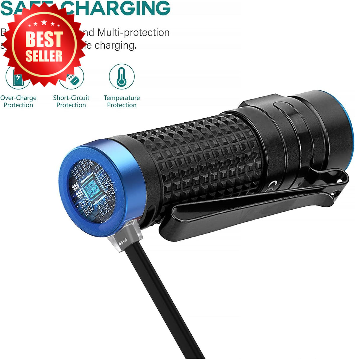 Olight MCC3 Magnetic Charger for Baton3 Warrior Mini2 Seeker 3 Pro