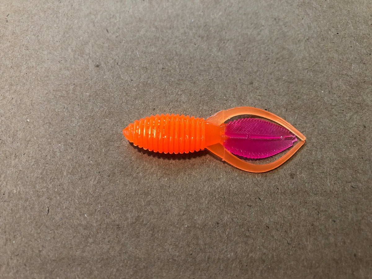 2-Inch Crappie Beaver Tail Soft Plastic Lures 100-Pack for Panfish Fishing