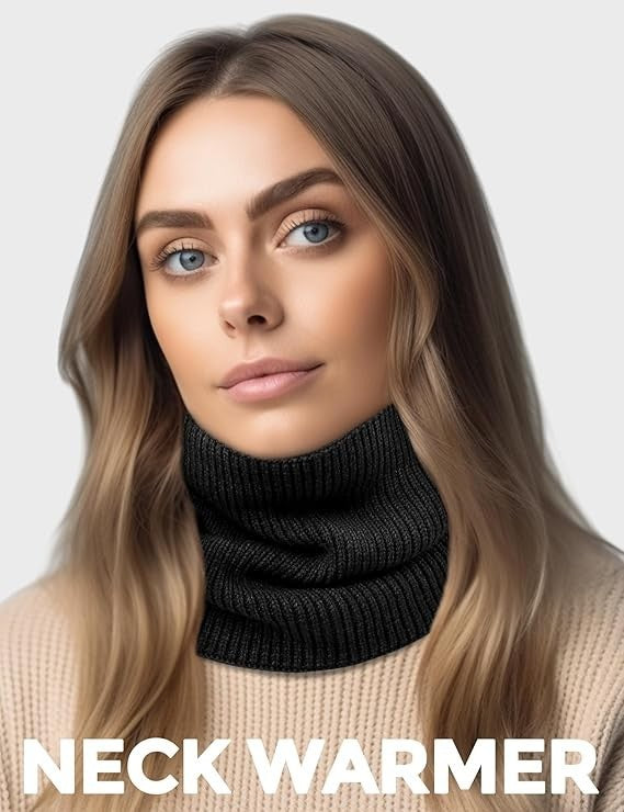 Winter Neck Gaiter Warmer Scarf for Men Women Fleece Neck Warmer
