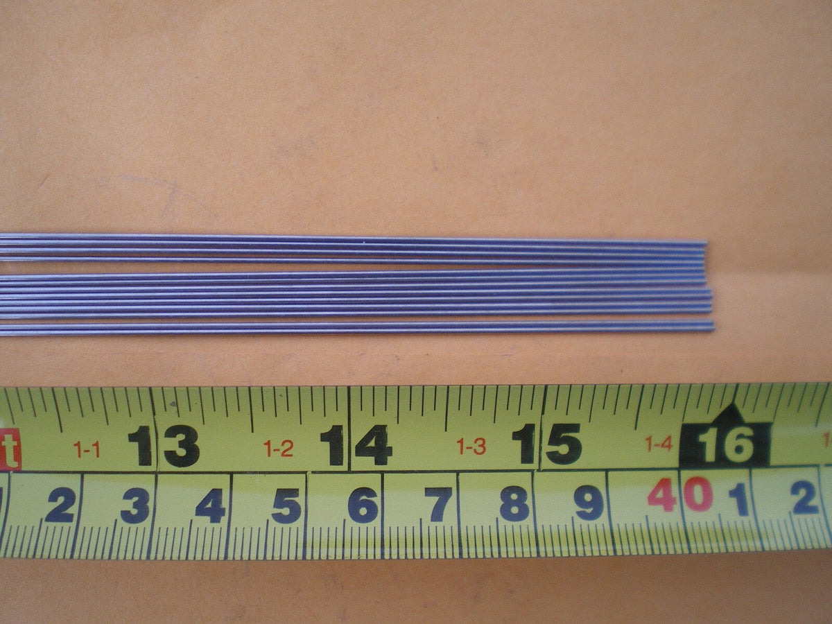 100 PCS. STAINLESS STEEL STRAIGHT LURE SHAFT WIRE FORM 0.041 X 16"