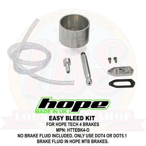 Bike Brake Bleed Kit for Hope Tech 4 & EVO - Complete Bicycle Maintenance Tool