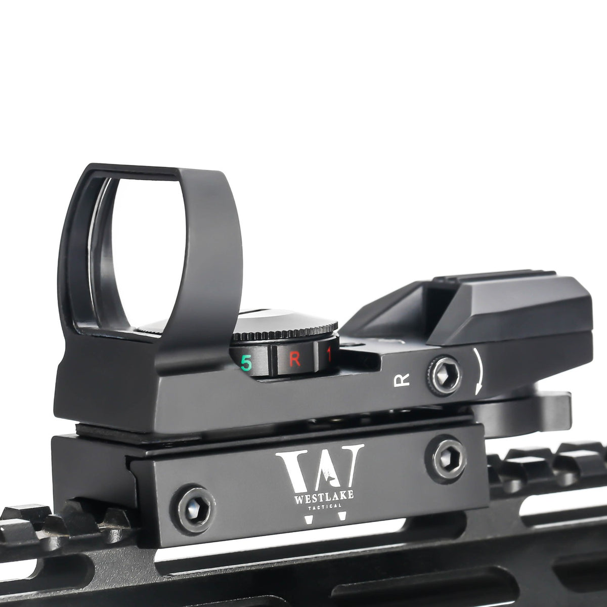 Red Green Dot with 4 Reticle Patterns for 20mm Rails – Tactical Scope