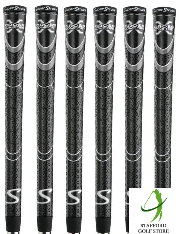 Golf Grip Set - Super Stroke Cross Comfort Undersize, Standard, Midsize & Jumbo