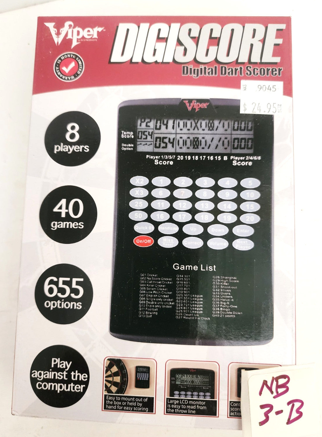 Dart Scorer Digiscore Digital Scoring System for Darts