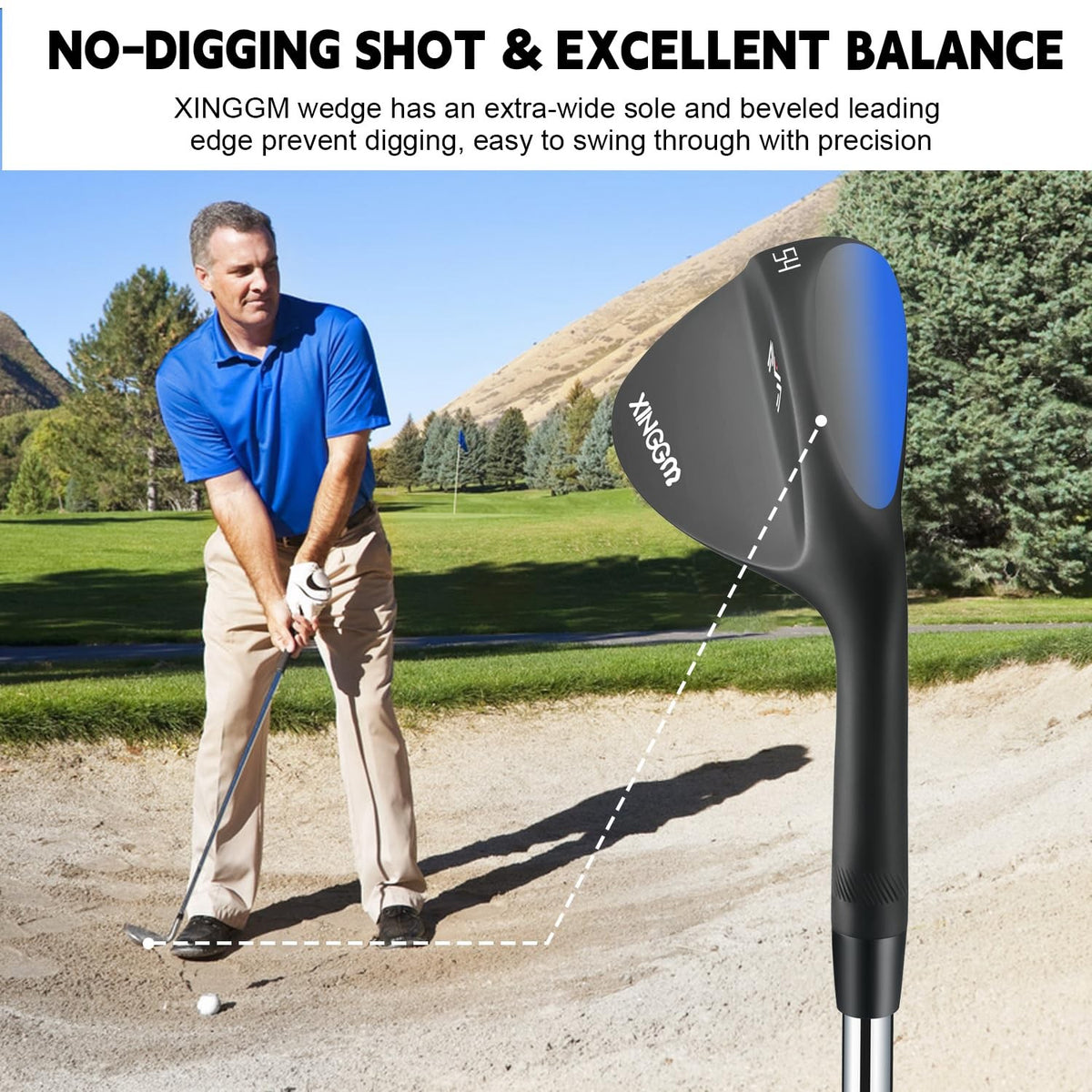 Forged Golf Wedge Set Men or Individual 48-70 Degrees - Stainless Steel