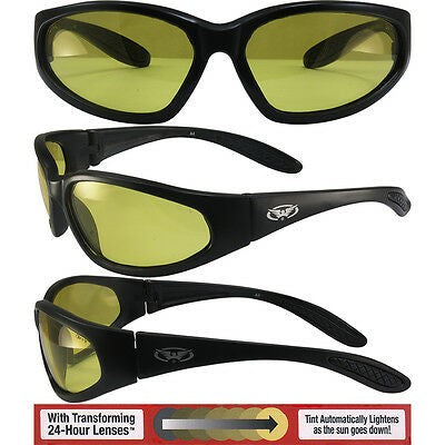 Photochromic Safety Glasses Auto-Darkening UV400 Impact-Resistant