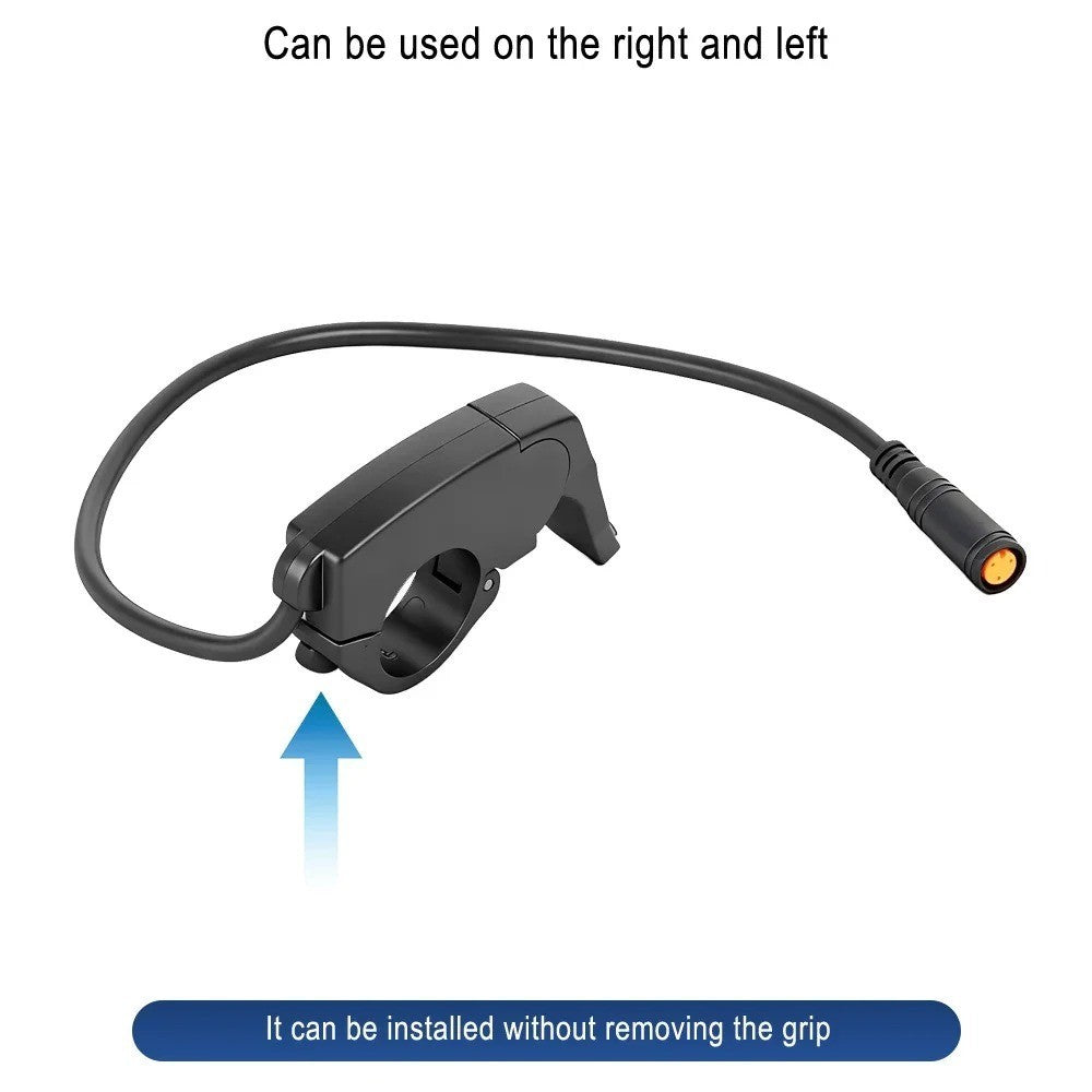 Universal E-Bike & Scooter Throttle - 22mm Handlebar 36V-72V Compatible