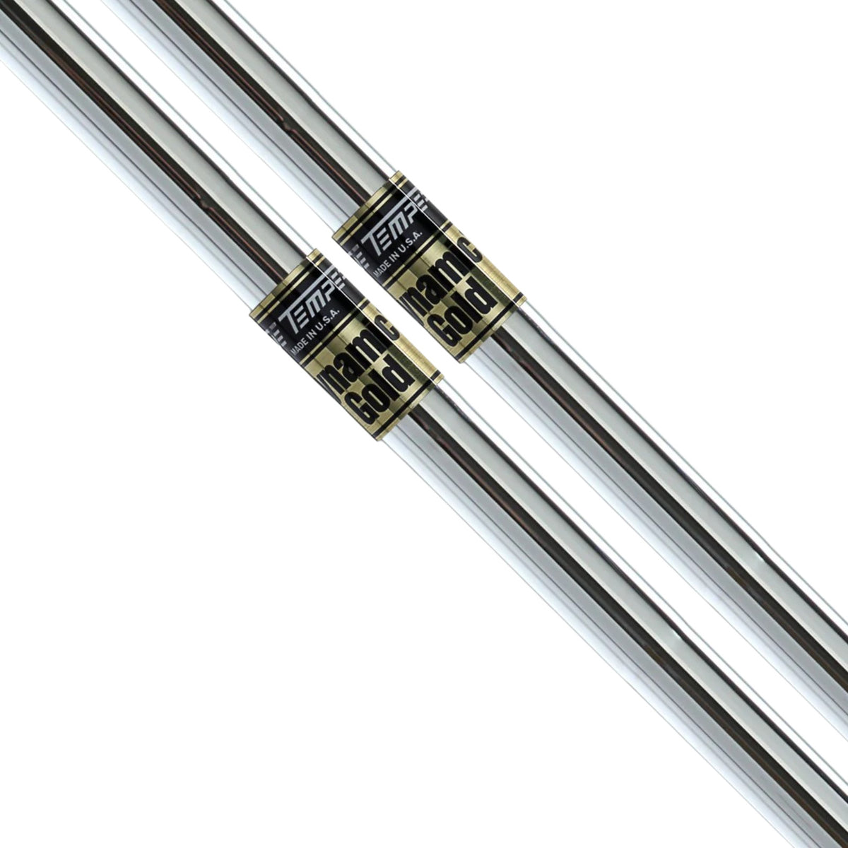Golf Iron Shaft Set - Steel Dynamic Gold Tapered Shafts for 3-PW & Custom Flex Options