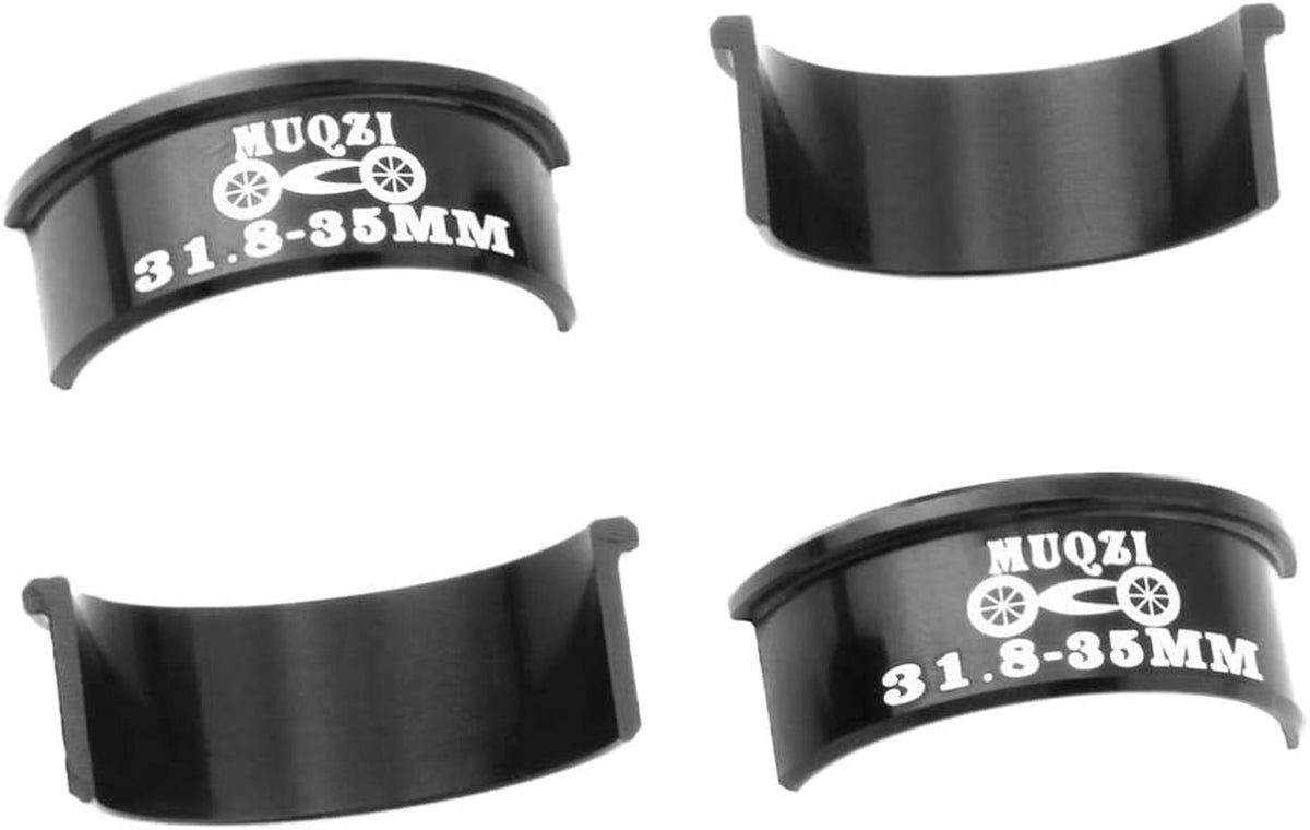 Aluminum Bicycle Handlebar Shim 31.8mm to 35mm Set for MTB Road & Mountain Bikes