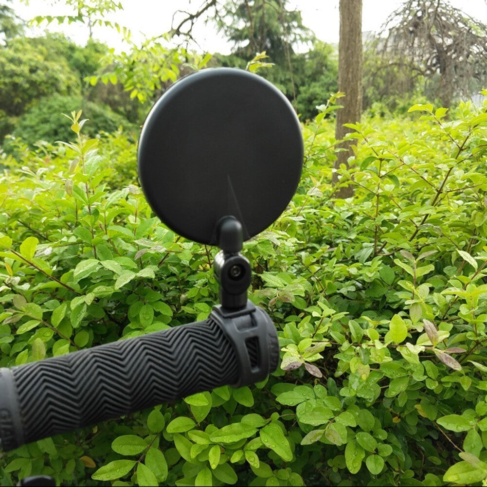 Adjustable Bicycle Handlebar Mirror - 360° Rotatable Wide Angle Rearview