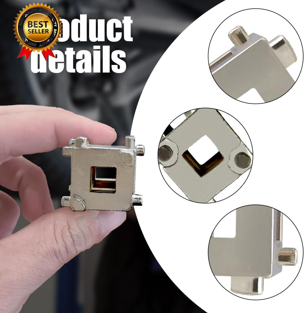 Car Brake Caliper Compression Tool Steel Rear Disc Brake Piston Remover