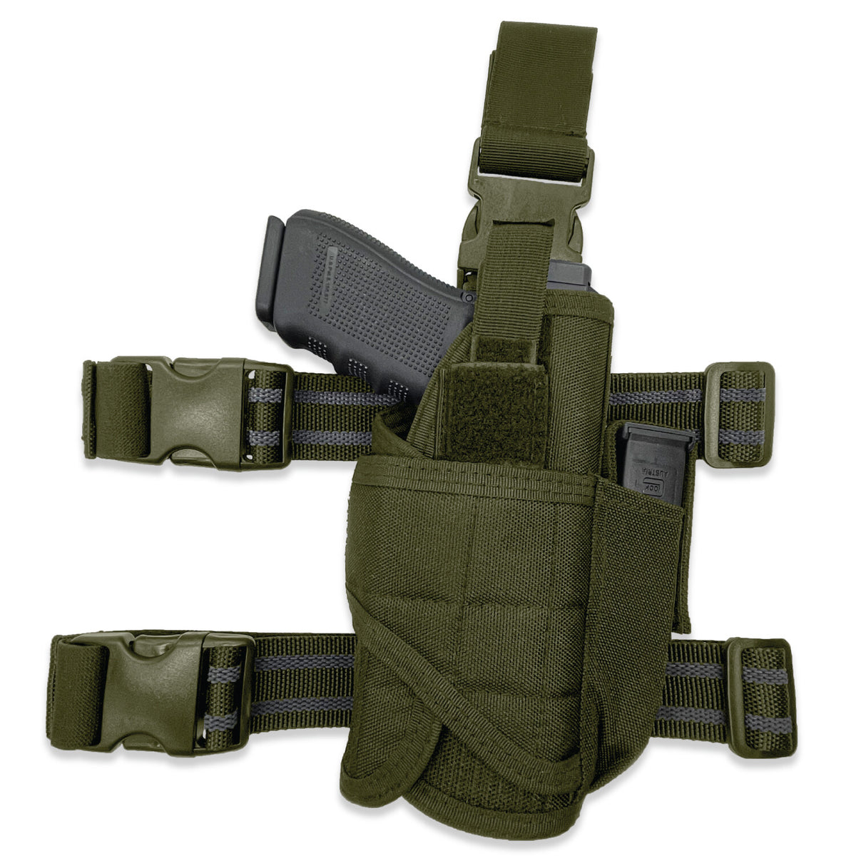 Universal Drop Leg Holster with Adjustable Thigh Gun Holder for Any Pistol