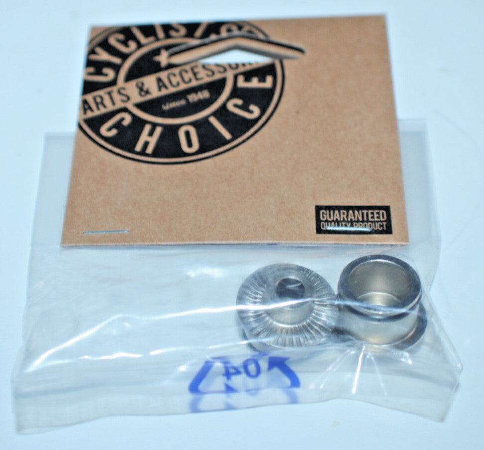 Bike Hub Conversion Adapter - 15mm Thru-Axle to Quick Release Silver