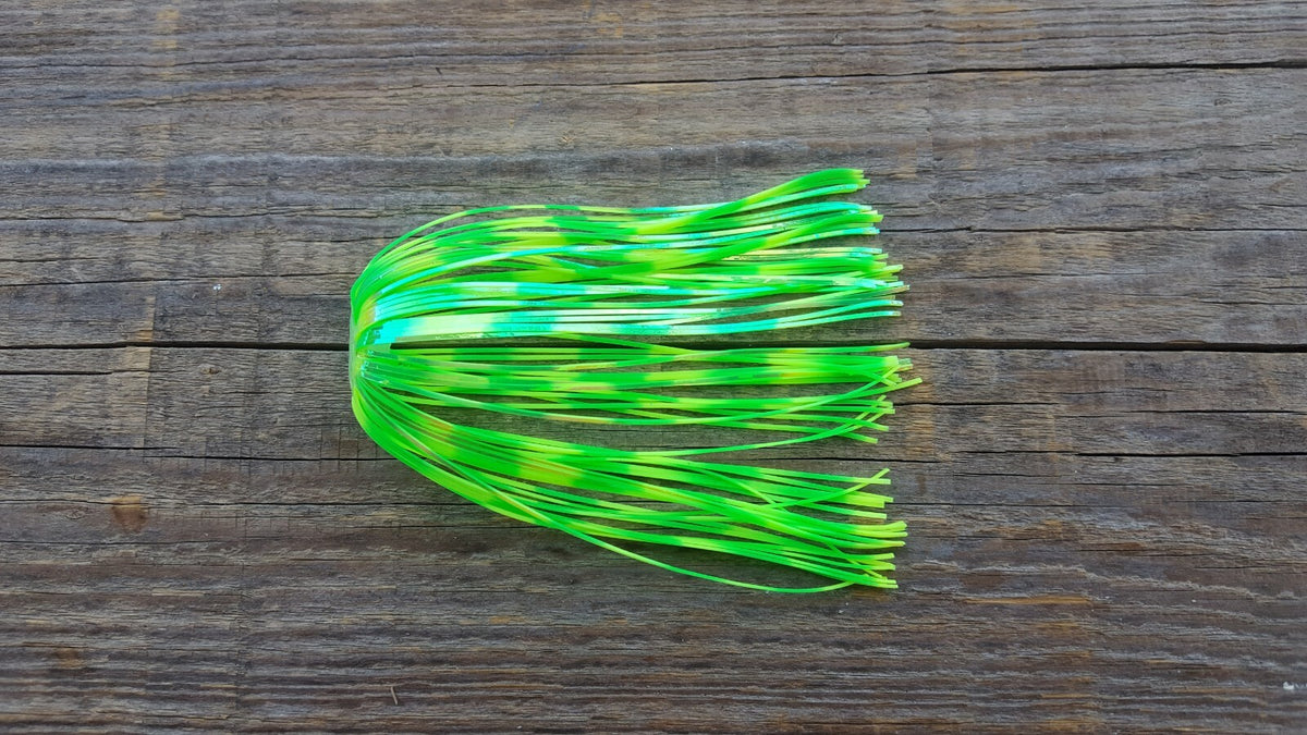 10 Pack Silicone Fishing Skirts 4 Inch for Jigs and Buzzbaits - Multiple Colors