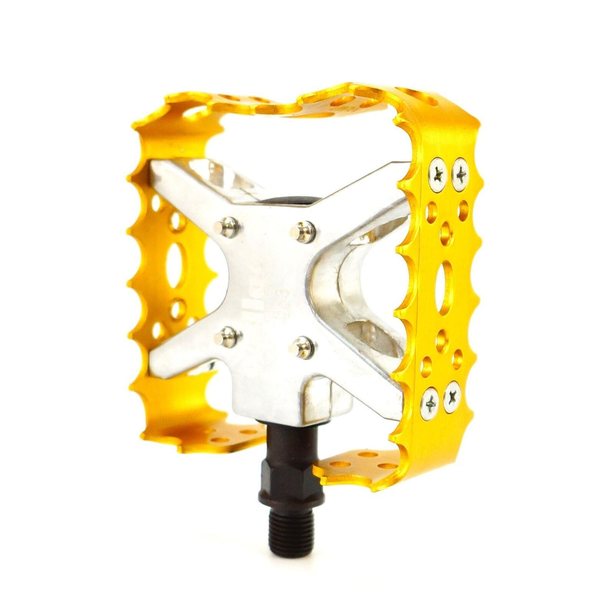 Old School BMX Pedals - Unisex MTB Bicycle Pedal Set in Multiple Colors
