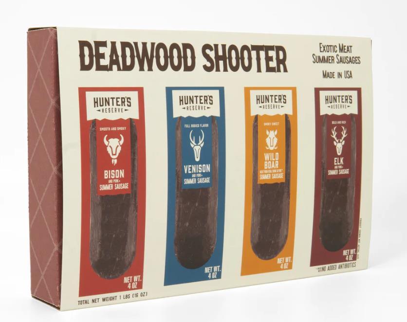 Hunter's Reserve Deadwood Shooter Summer Sausage Variety Pack - Wild Game Flavors