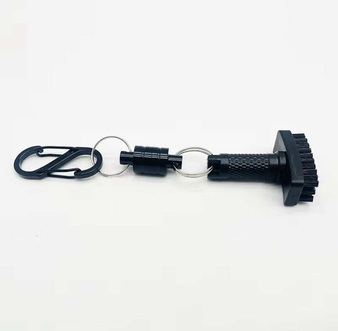 Golf Club Cleaning Brush with Magnetic Clip & Key Chain