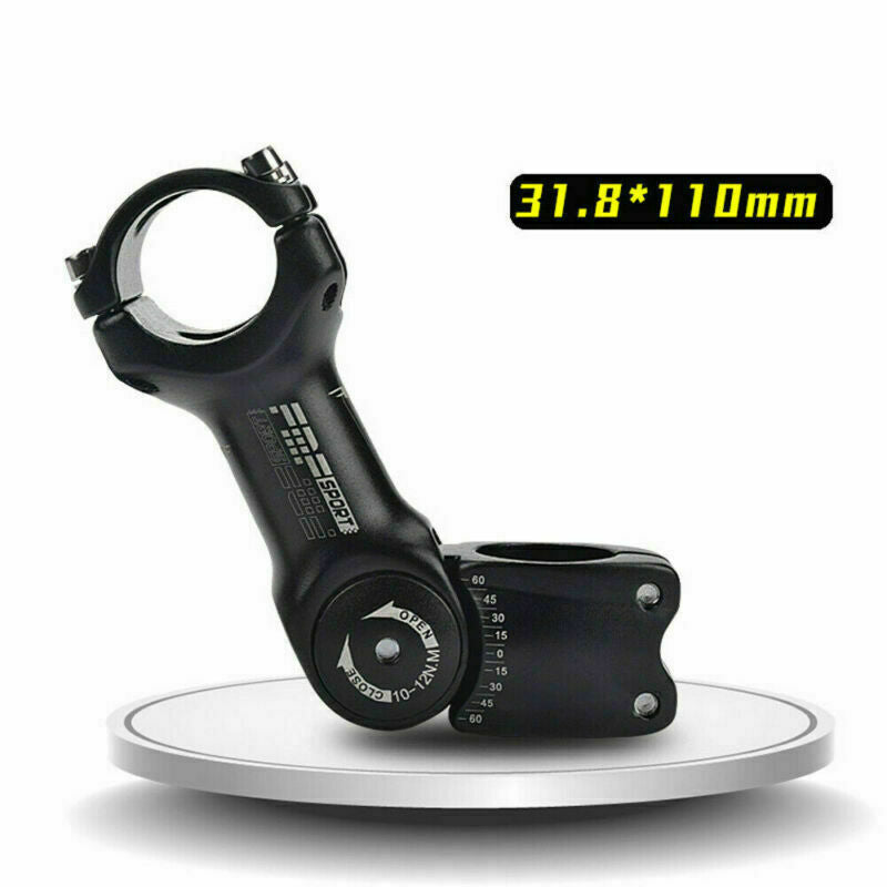Adjustable Mountain and Road Bike Stem Riser - Lightweight Aluminum MTB Handlebar