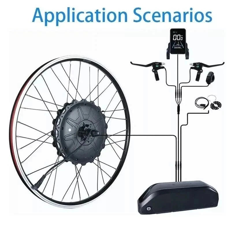 48V LCD Color Display for Electric Bike Conversion Kit - Scooter Accessories