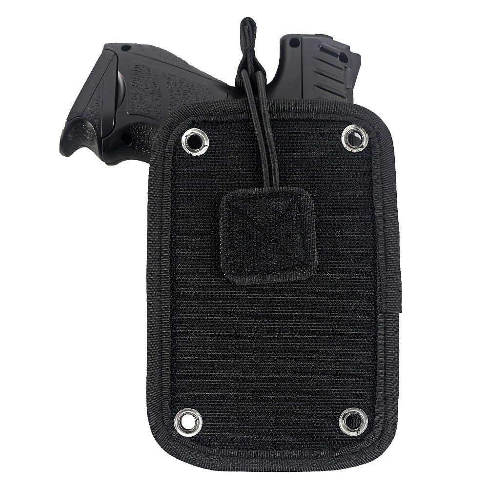 Universal Pistol Holster Handgun Panel Holder with Hook and Loop Fastener