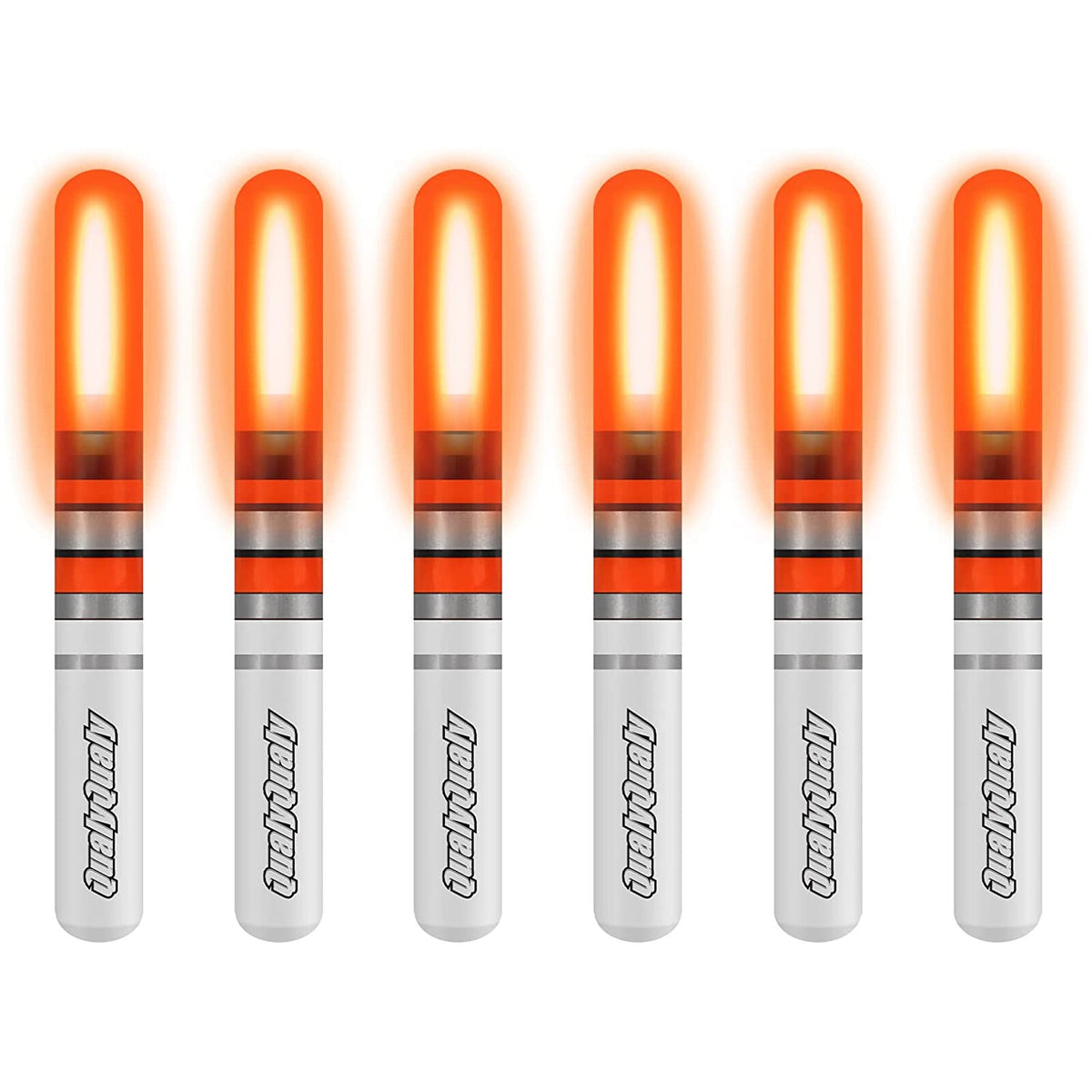 Glow Fishing Float Sticks 6 Pack LED Night Fishing Lights Fluorescent Green & Red