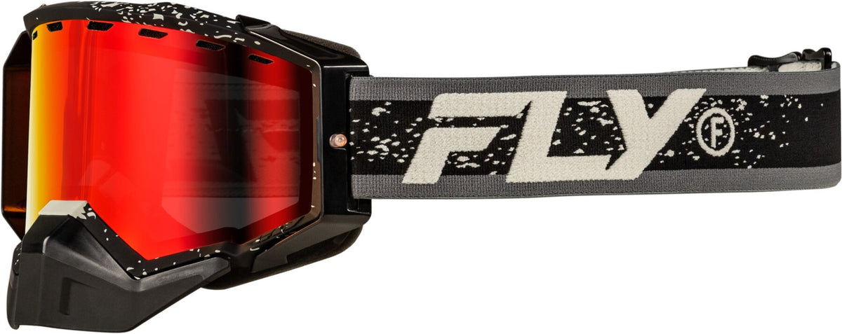 Snow Goggles with Dual Lens, Anti-Fog Coating, Quick Change System, Adjustable Strap