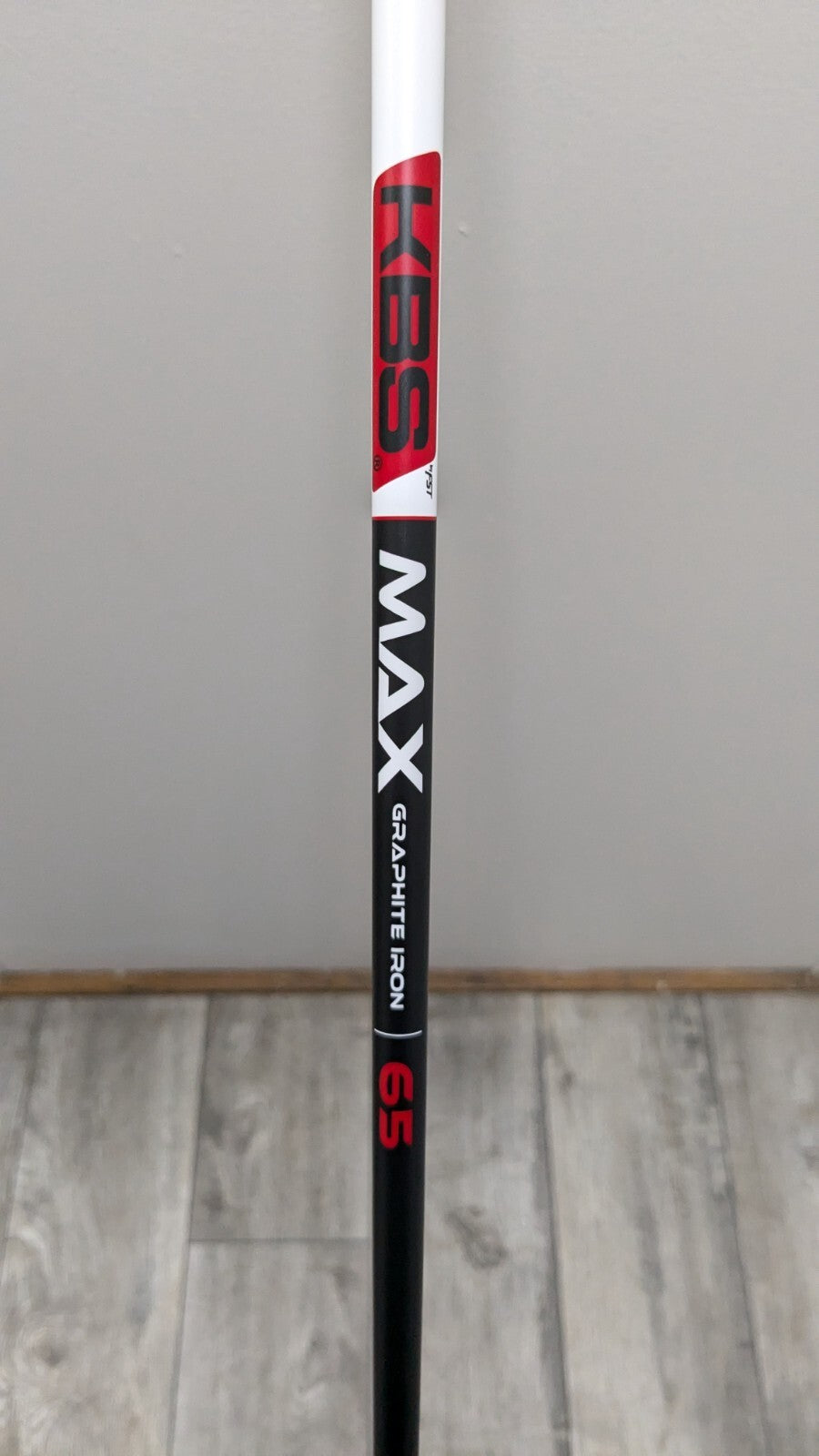 Golf Iron Shaft - Lightweight Graphite KBS MAX .355 Taper Tip for 3-9 Irons