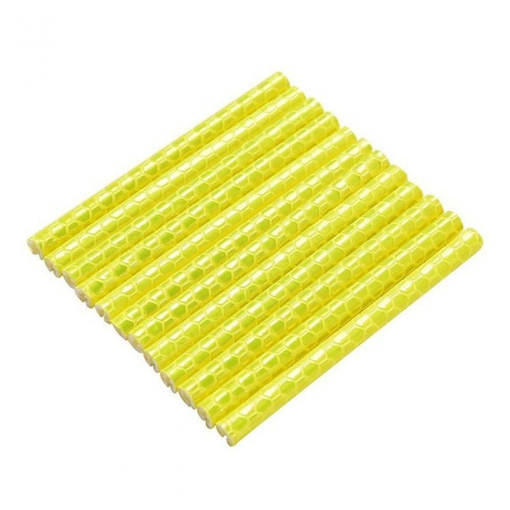 12 Pack Bicycle Spoke Reflectors 2.75 Inch Safety Strips for Cycling Wheel Rim