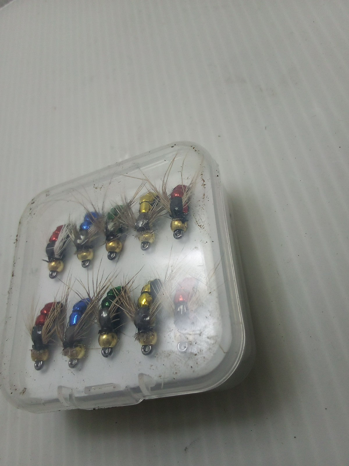 10 Pack Fly Fishing Bait Hooks Shiny Design for Catching Fish