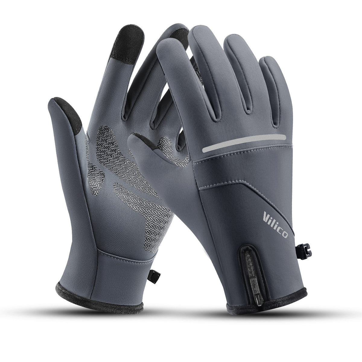 Winter Thermal Touchscreen Gloves with Non-Slip Grip for Running & Driving
