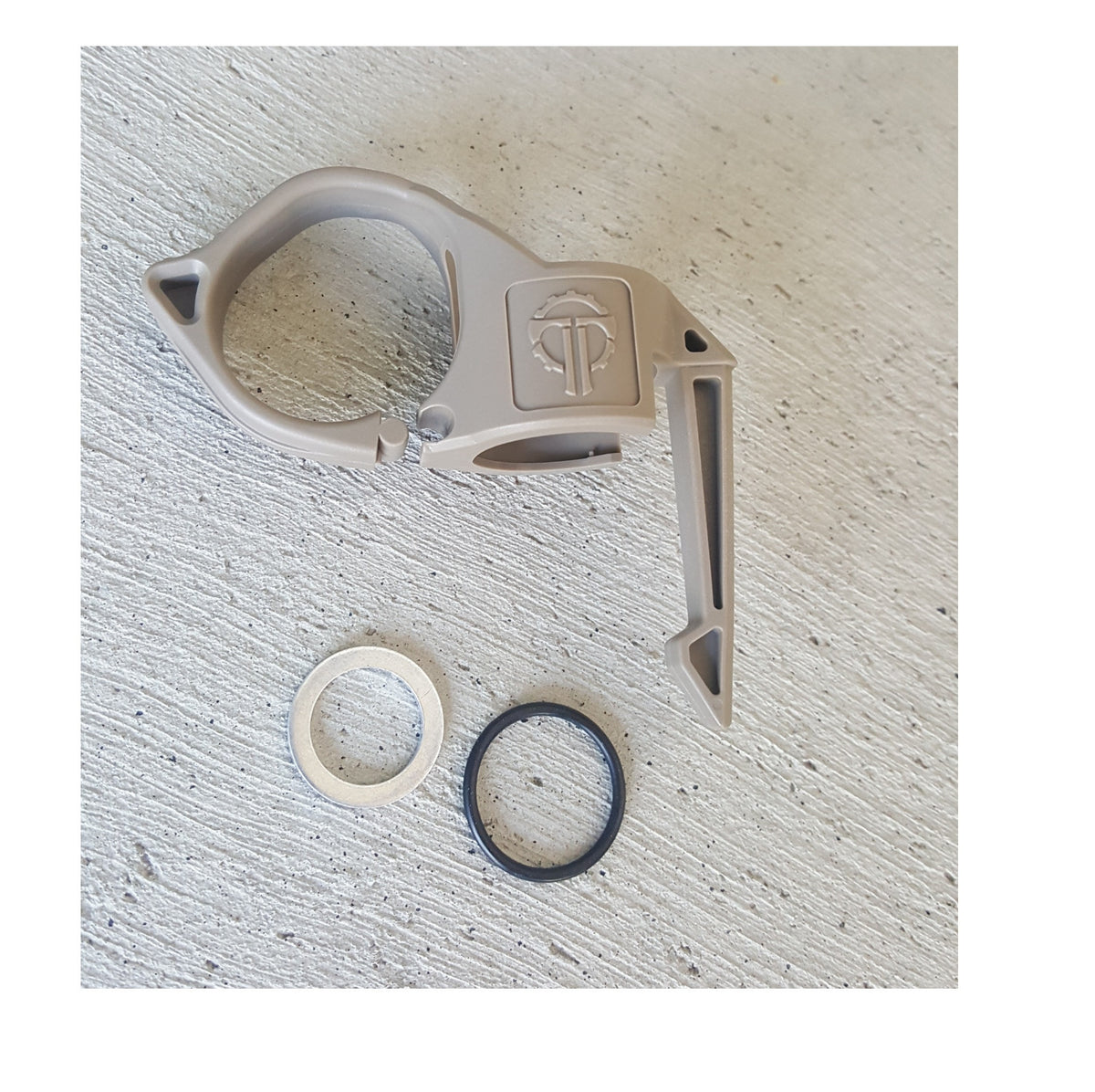 Tactical Flashlight Ring with Release and Multi-Function Grip - All Colors